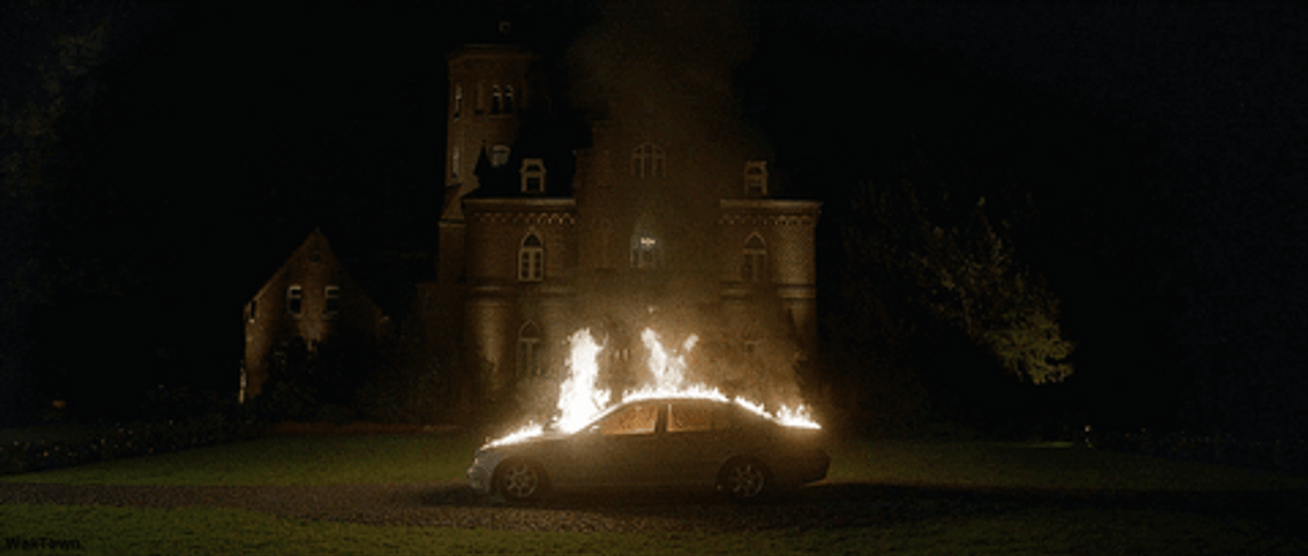 Cinemagraph Car On Fire GIF