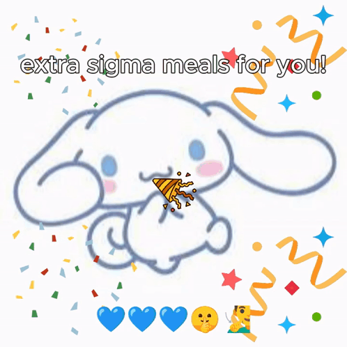Cinnamon Bunny With Extra Sigma Meals