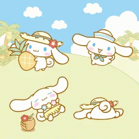 Cinnamoroll Cinnamon Friends Picnic Party GIF