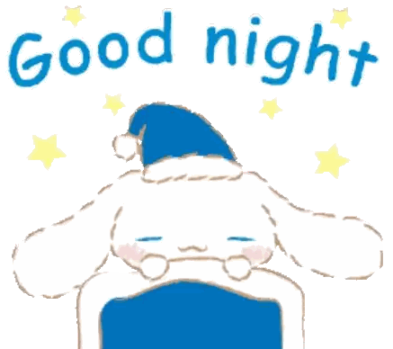 Cinnamoroll Santa Hat Sleeping