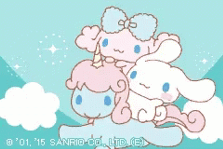 Cinnamoroll Unicorn Ride Sanrio GIF