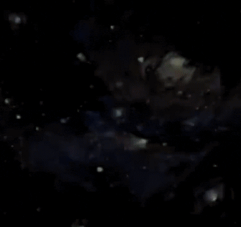 Circle Of Triangles On Black Background GIF