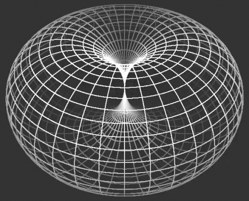 Circle With Vortex On Top And Bottom GIF