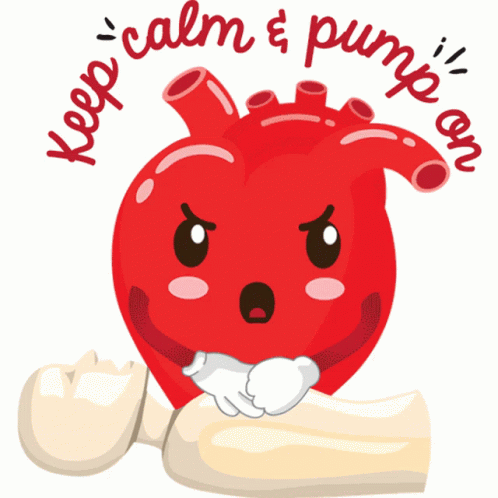 Circulatory System Keep Calm And Pump On GIF