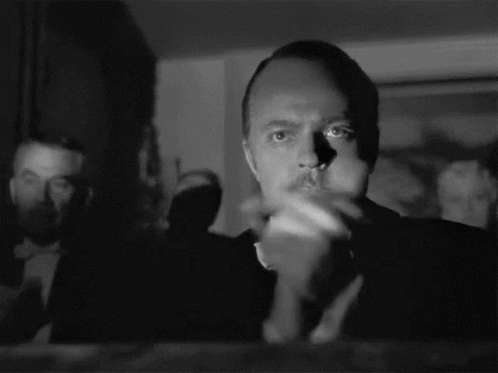 Citizen Kane Orson Welles Clapping GIF