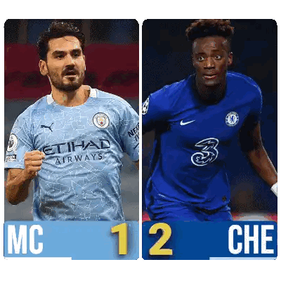 City and Chelsea Soccer Players