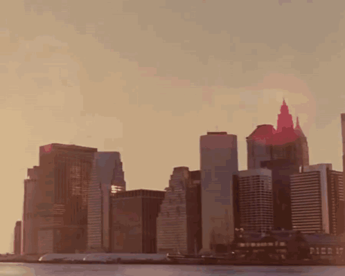City Skyline with Pier 17