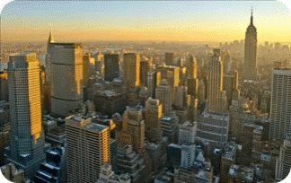 City Sunset with Empire State Building