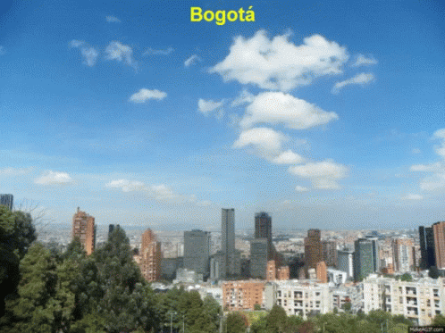 City With Word Bogota