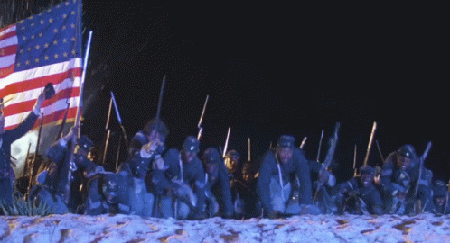 Civil War At Night GIF