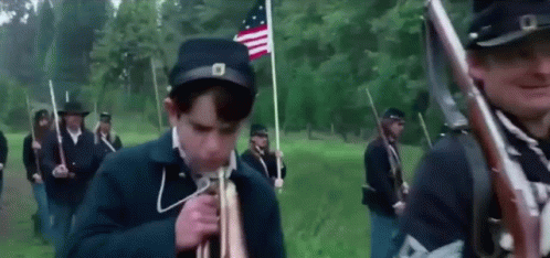 Civil War Boy Trumpet GIF