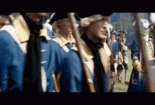 Civil War Soldiers Marching GIF