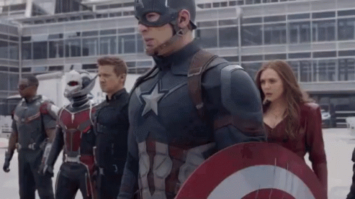 Civil War The Avengers Team GIF