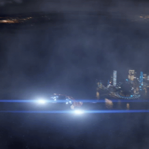 Civilization Beyond Earth Car Flying Over Building GIF