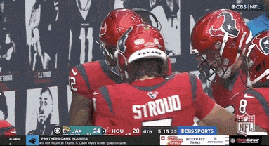 Cj Stroud Nico Collins Hand Shake Touchdown GIF
