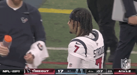 Cj Stroud Time Out Hand Shake GIF