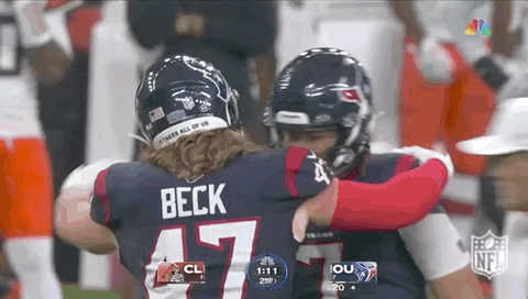 Cj Stroud Touchdown Hug GIF