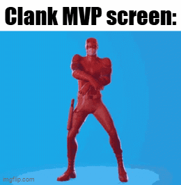 Clank MVP Screen