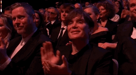 Clapping Cillian Murphy GIF