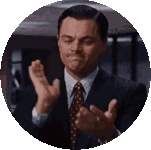 Clapping Leonardodicaprio Sticker GIF