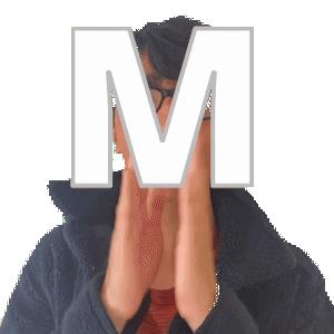 Clapping Letter M GIF