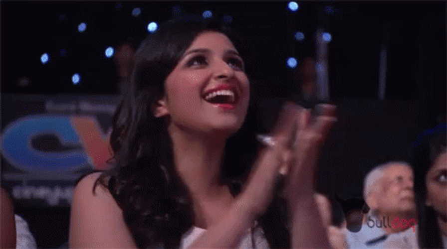 Clapping Parineete Appreciation GIF