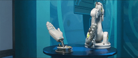 Clapping Robot Machine GIF