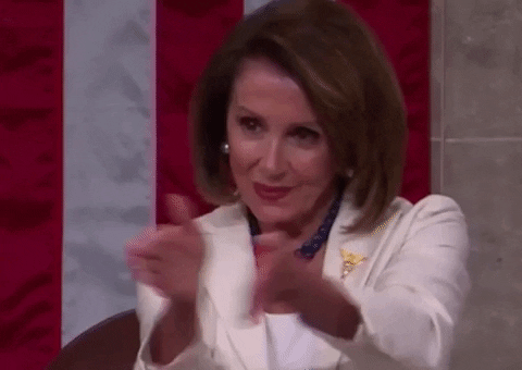 Claps For You Nancy Pelosi GIF