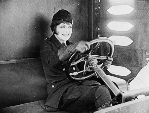 Clara Bow Driving GIF