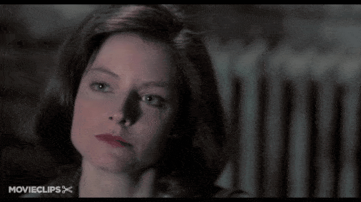 Clarice Talking In Silence Of The Lambs GIF