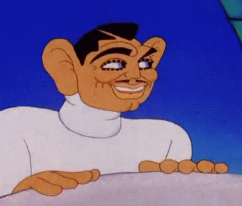 Clark Gable Flapping His Ears Looney Tunes GIF