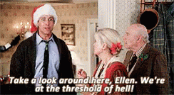 Clark Griswold Christmas Lights Movie GIF