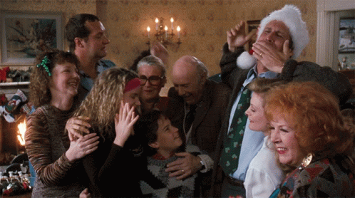 Clark Griswold Merry Christmas To All GIF