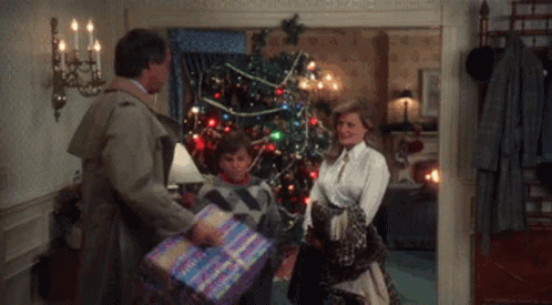 Clark Griswold Shaking The Gift GIF