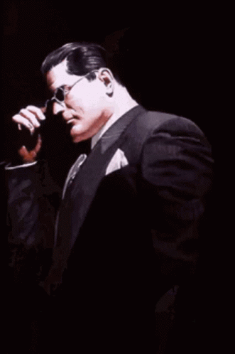 Clark Transforming To Superman GIF