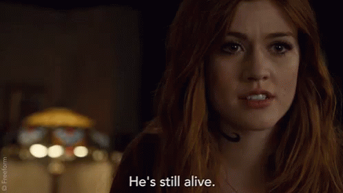 Clary Fray Hes Alive GIF