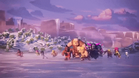Clash Of Clans Figure Skating GIF