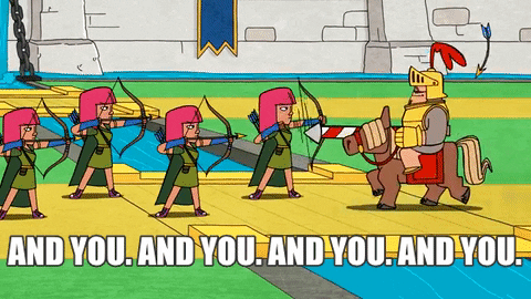Clash Royale Archer And You GIF