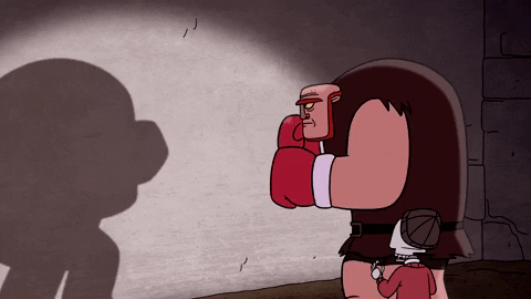 Clash Royale Beating Up GIF