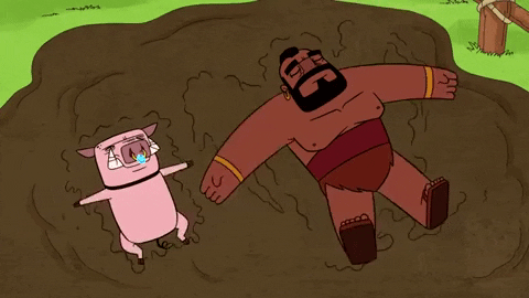 Clash Royale In Mud GIF