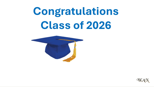 Class Of 2026 With Blue Cap And Diploma GIF