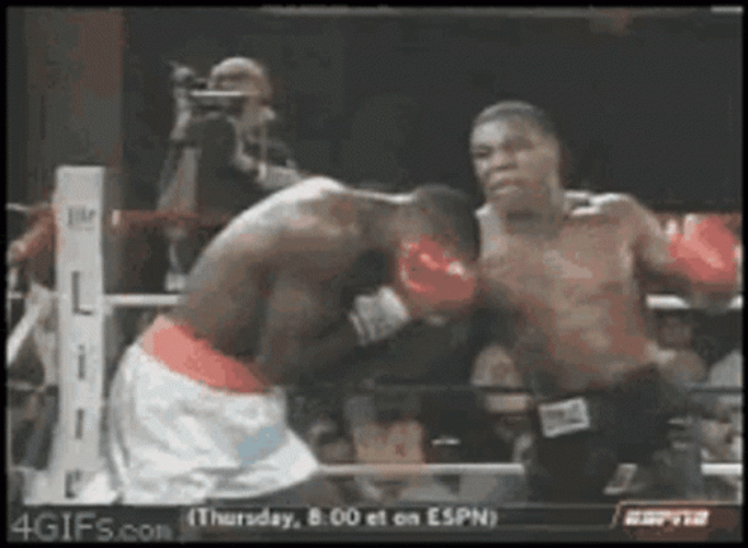 Classic Fight Mike Tyson Knockout GIF
