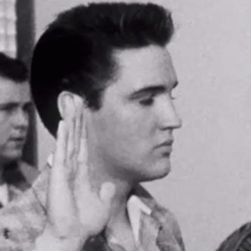 Classic Footage Elvis Swearing GIF