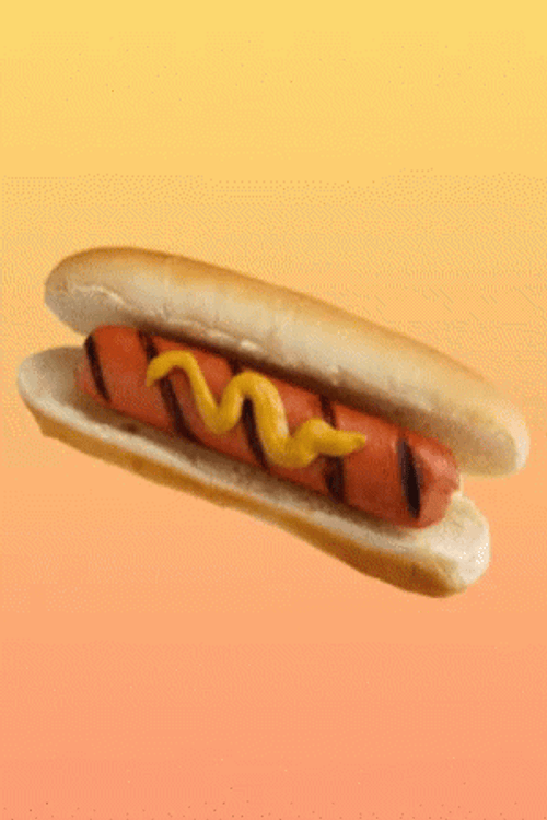 Classic Hot Dog Food GIF