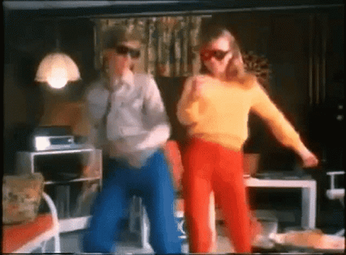 Classic Kids Happy Dancing Hips Bumping GIF