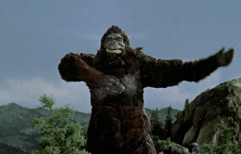 Classic King Kong Thumping His Chest GIF