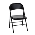 Classic Metal Black Chair GIF