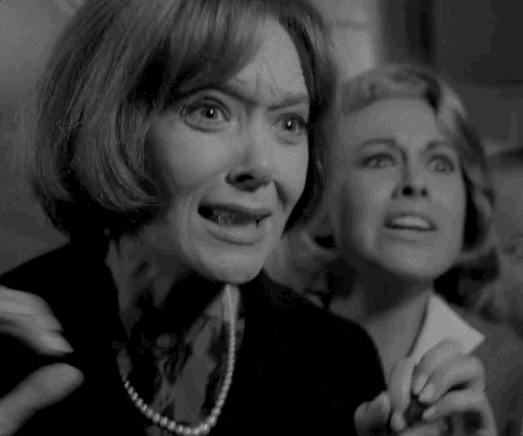 Classic Movie Actresses Scream GIF