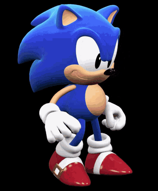 Classic Sonic Dancing GIF