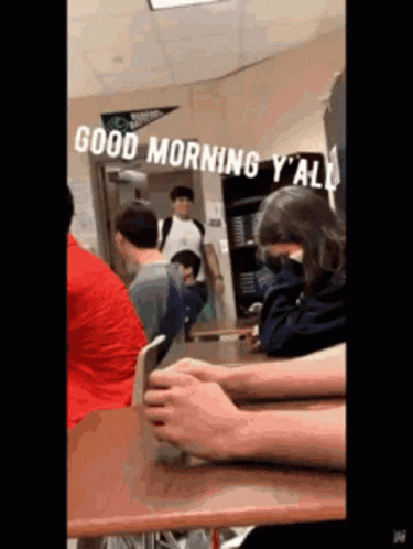 Classroom Group With Good Morning Y'all